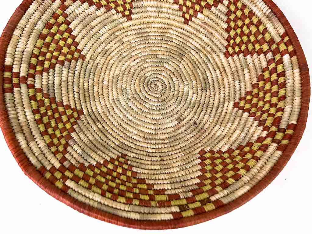 Finest Quality Handwoven Batoro Raffia Basket/Bowl | 9.75"