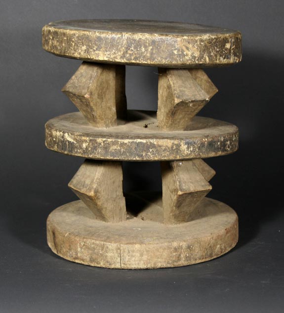 Double level design stool