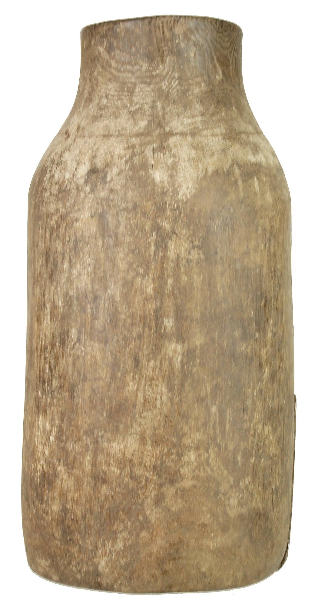 Vintage Hima Repoussed Milk Vessel Decor Vase | 14" - Niger Bend