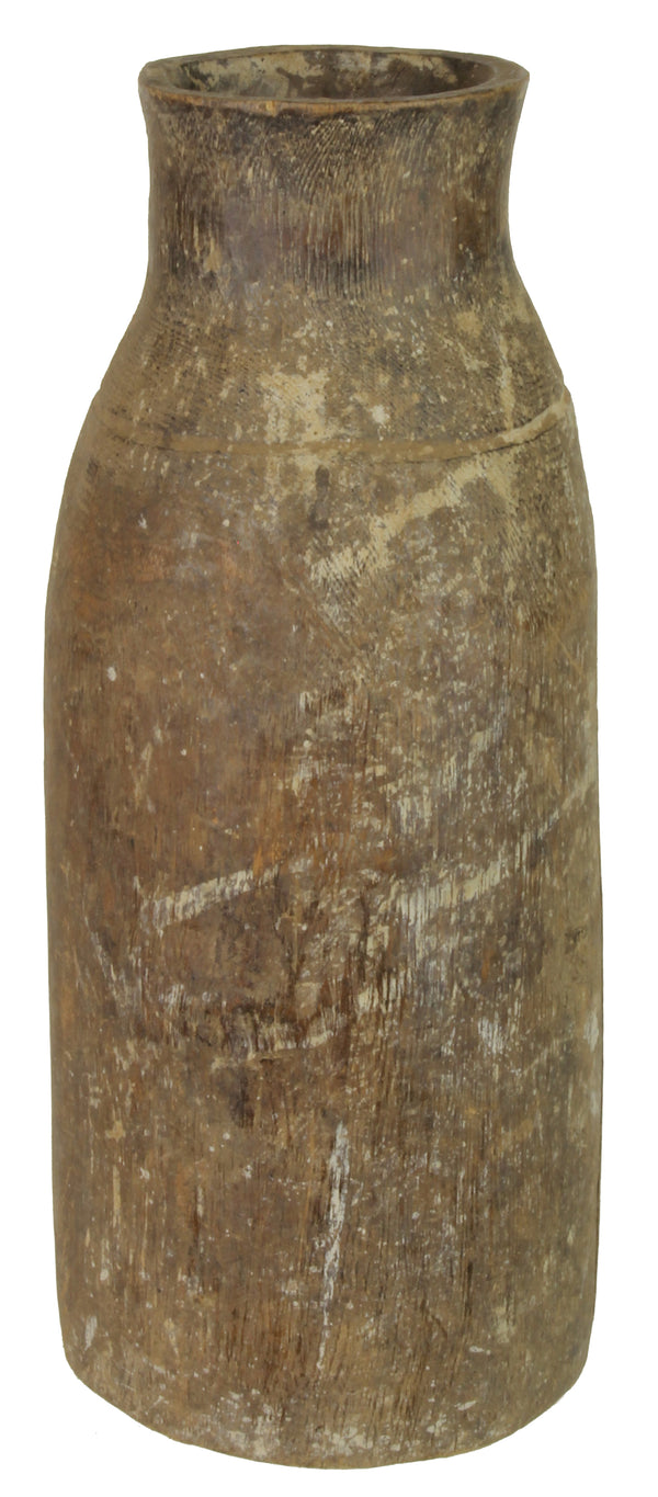 Vintage Hima Milk Vessel Decor Vase | 9.75" - Niger Bend