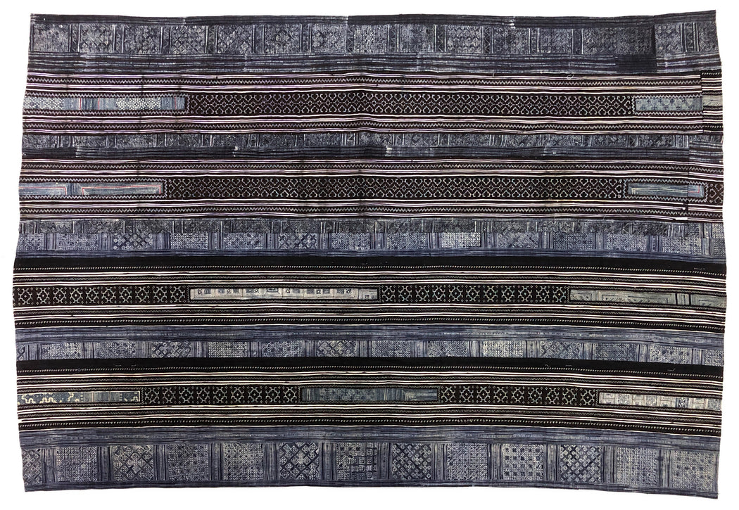 Vintage Hmong Textile (81"x 54") - Niger Bend