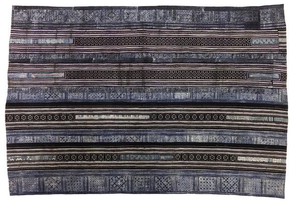 Vintage Hmong Textile (81"x 54") - Niger Bend