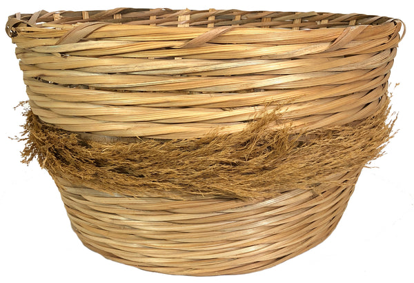 Woven Palm Frond Basket - Small - Niger Bend