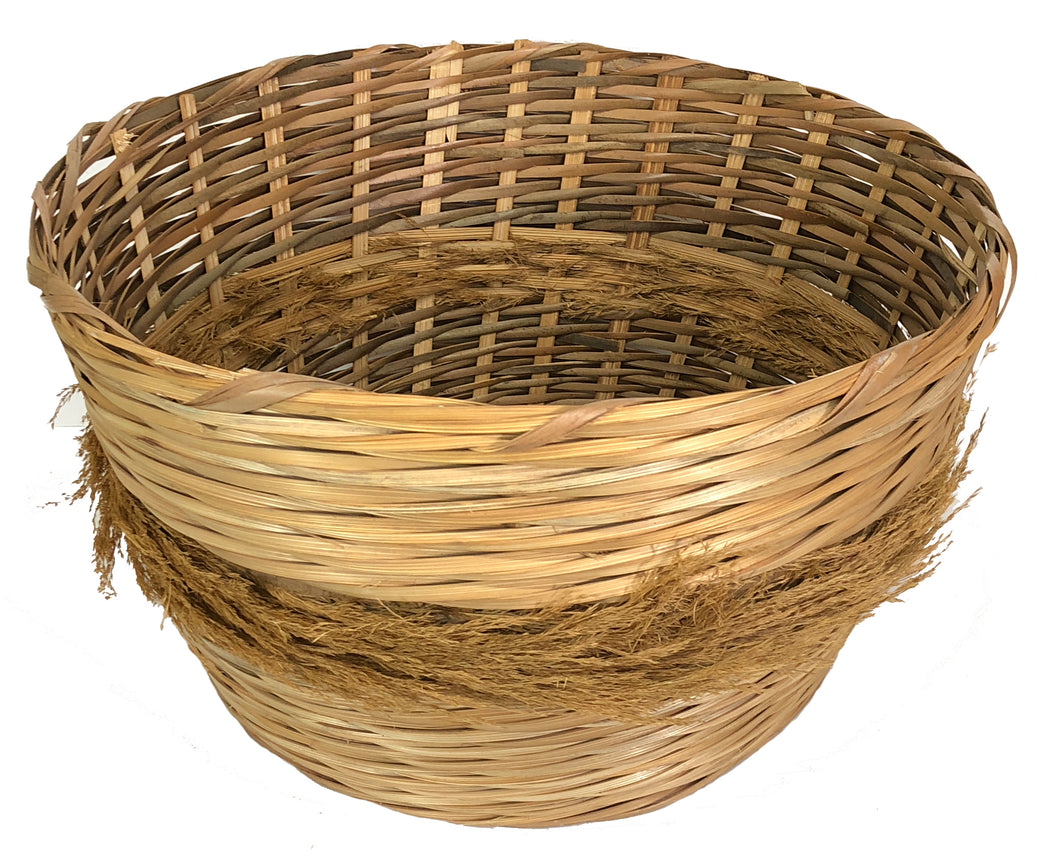 Woven Palm Frond Basket - Small - Niger Bend