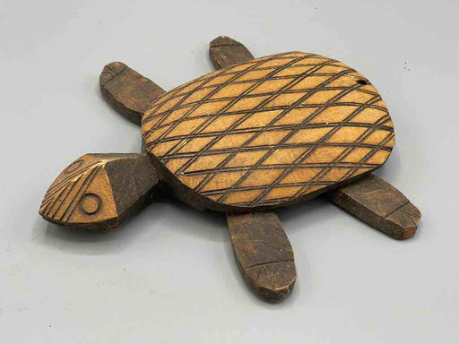 African Wood Turtle Spirit Figure - Mali