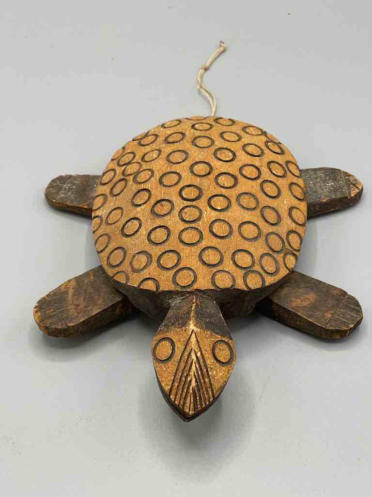 African Wood Turtle Spirit Figure - Mali