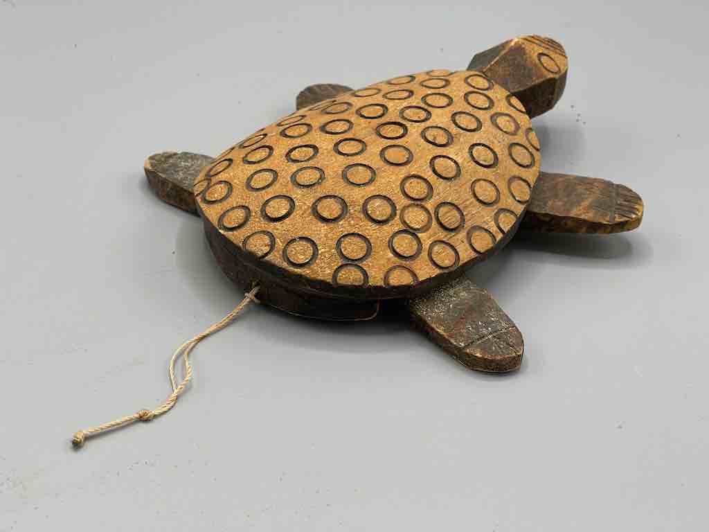 African Wood Turtle Spirit Figure - Mali