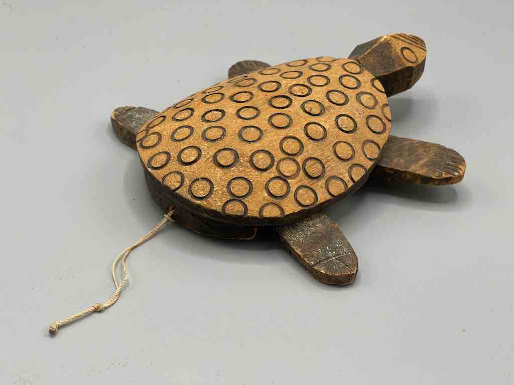 African Wood Turtle Spirit Figure - Mali