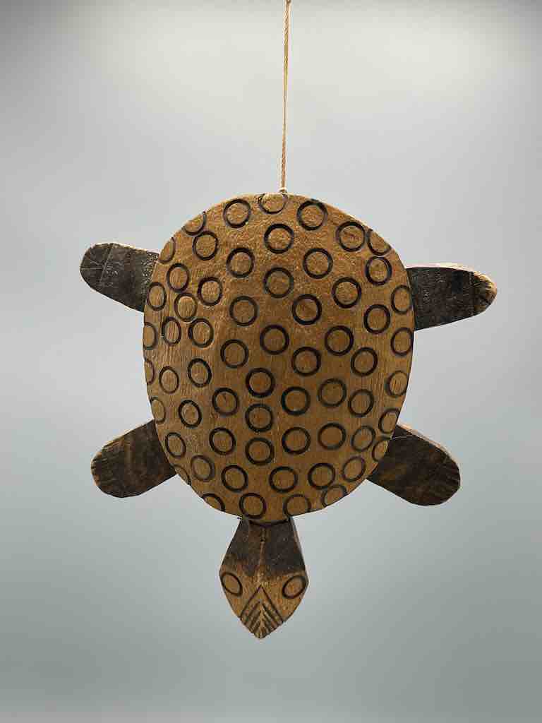 African Wood Turtle Spirit Figure - Mali