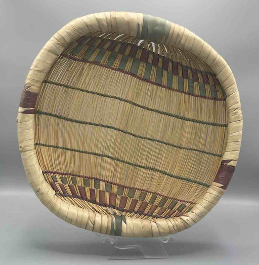 Heavy Edge Shallow Fulani Winnowing Basket - Niger | 14"