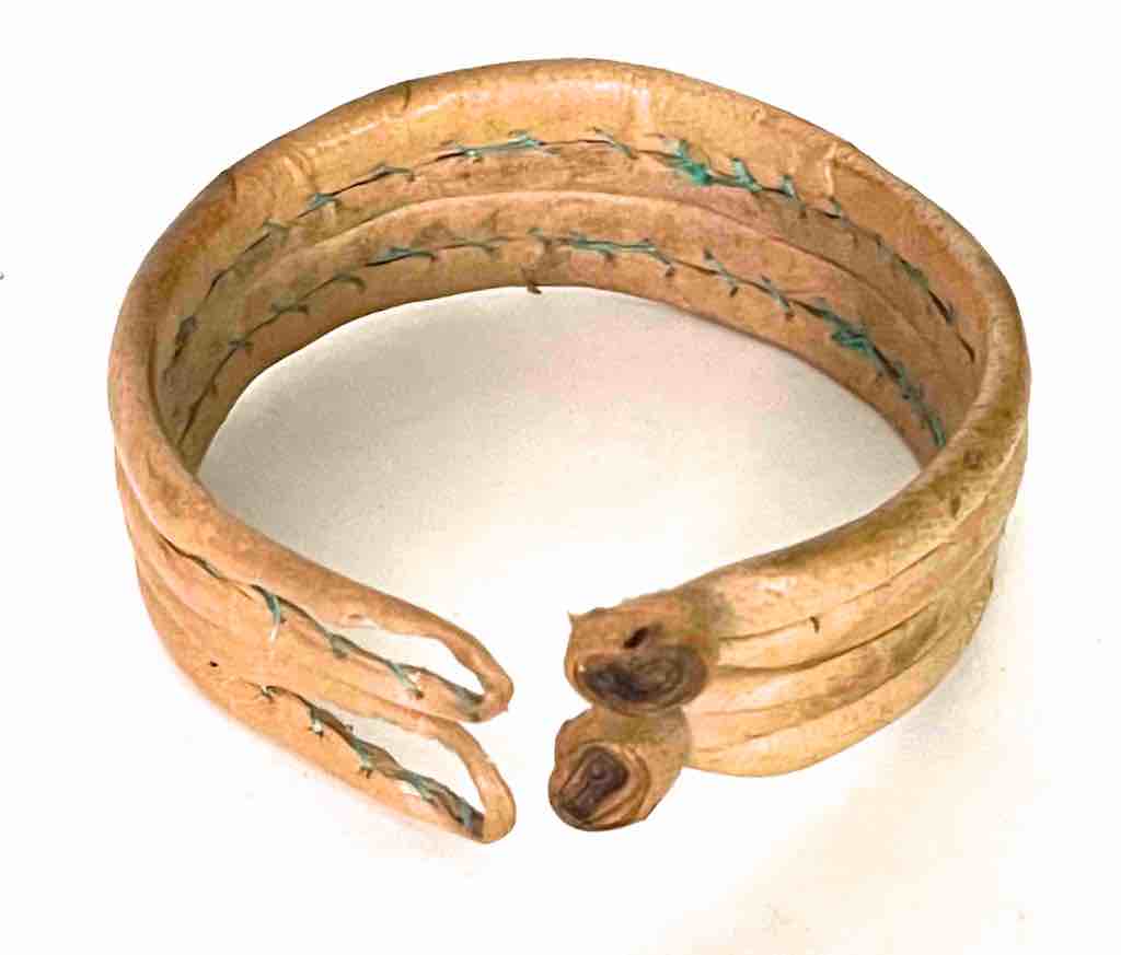 Wide Natural Leather Bracelet - 2 Versions