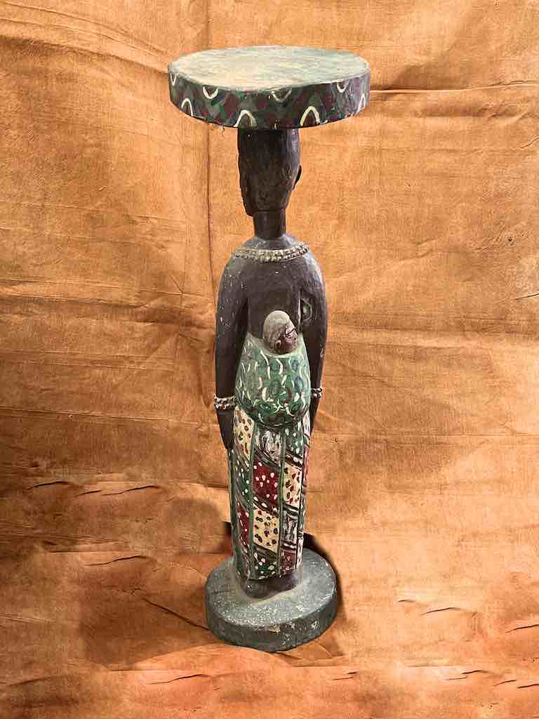 Vintage Yoruba Female Ancestor Spirit Statue | 35" - Nigeria