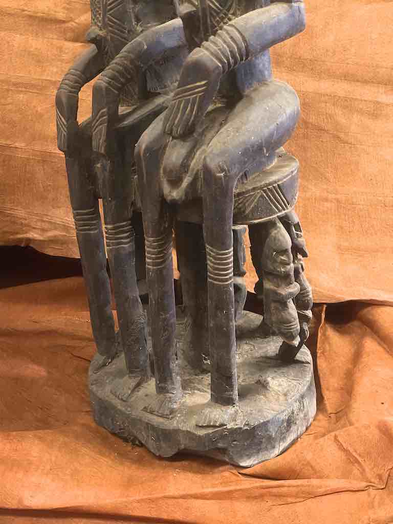 Dogon Primordial Couple Ancestor Spirit Statue | 42" - Mali