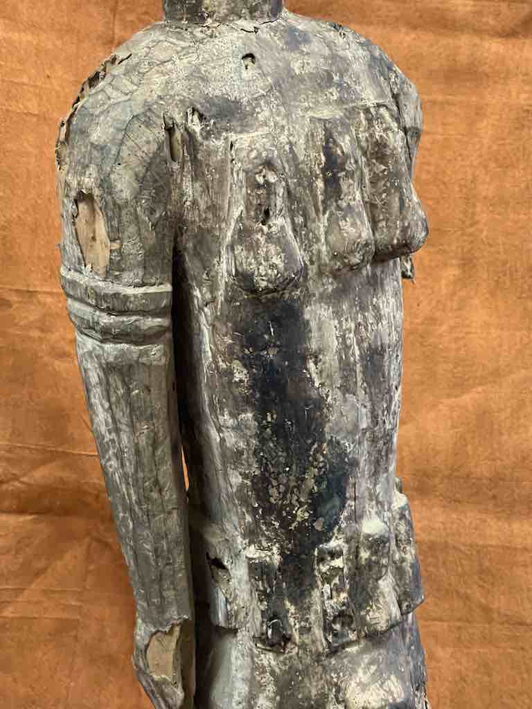 Vintage Eket Male Ancestor Spirit Statue | 47" - Nigeria