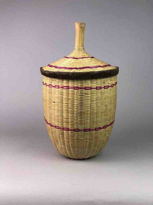 Rattan Tutsi basket from Burundi | 17" x 9.5"