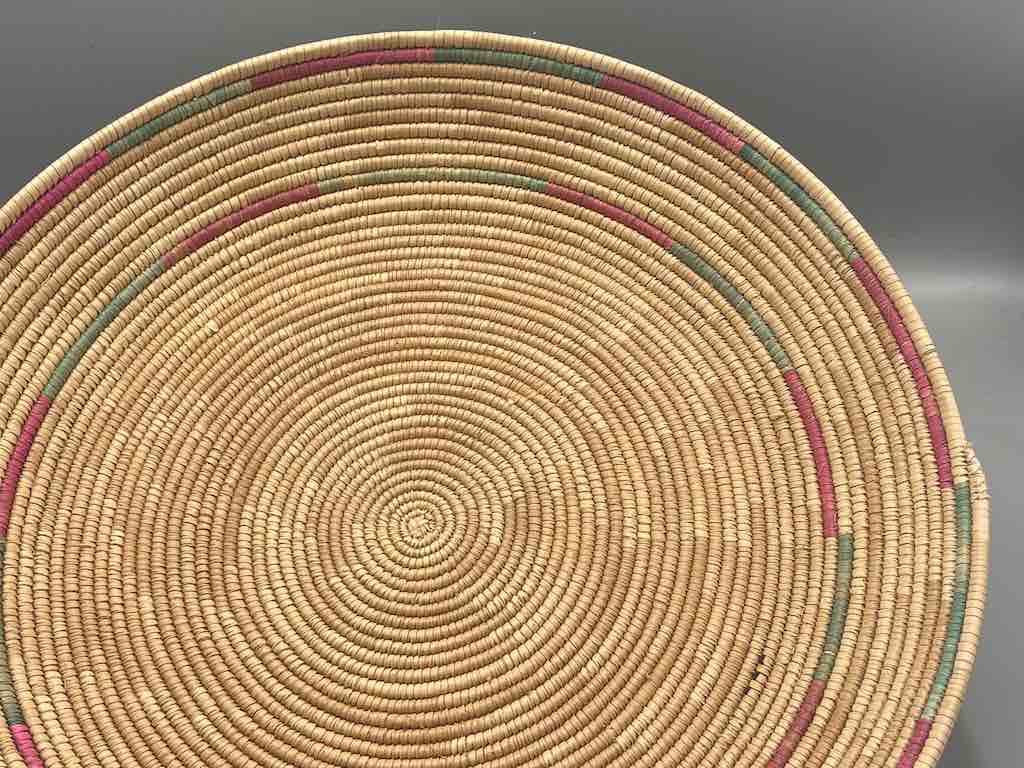 Shallow Sahelian Tight Weave Fulani Basket - Burkina Faso