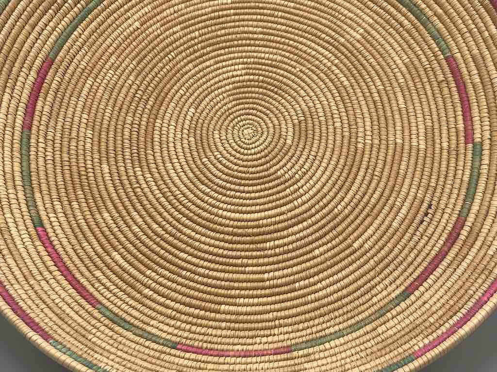 Shallow Sahelian Tight Weave Fulani Basket - Burkina Faso