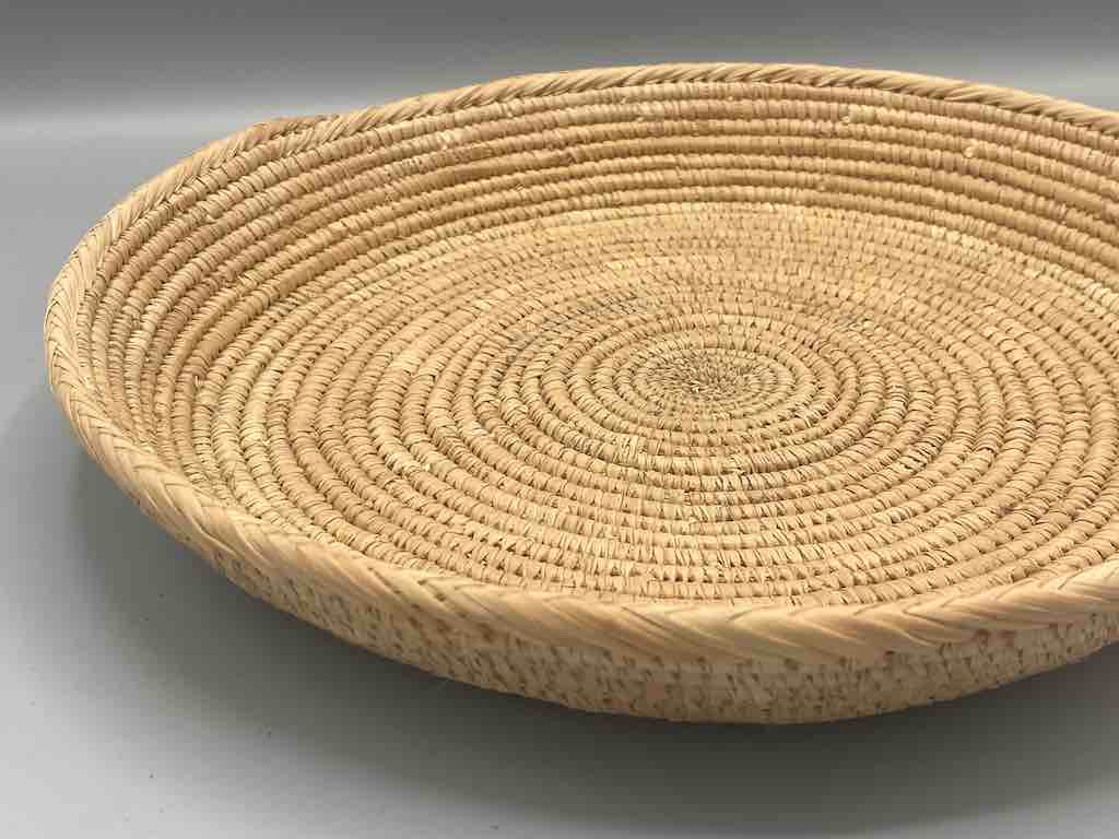 Shallow Sahelian Tight Weave Fulani Basket - Burkina Faso