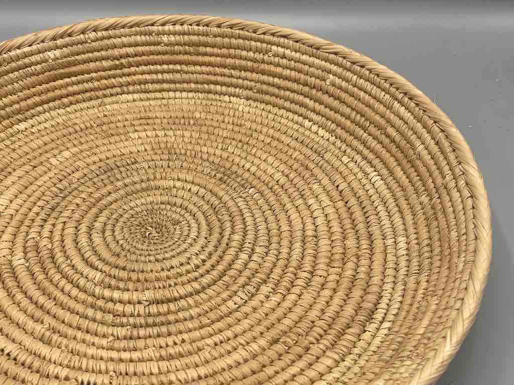 Shallow Sahelian Tight Weave Fulani Basket - Burkina Faso