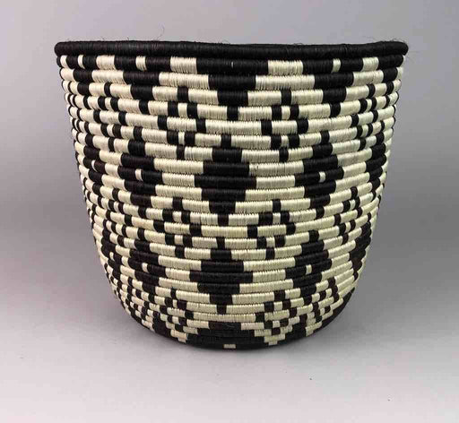 Large Tutsi Sisal Basket from Rwanda | 12.25" x 10"