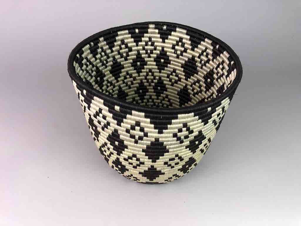 Large Tutsi Sisal Basket from Rwanda | 12.25" x 10"