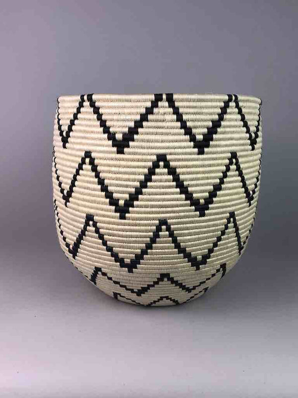 XL Tutsi Sisal Basket from Rwanda | 14.5" x 15.5"