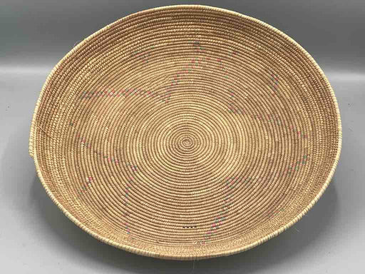 Shallow Vintage Sahelian Tight Weave Fulani Basket - Burkina Faso