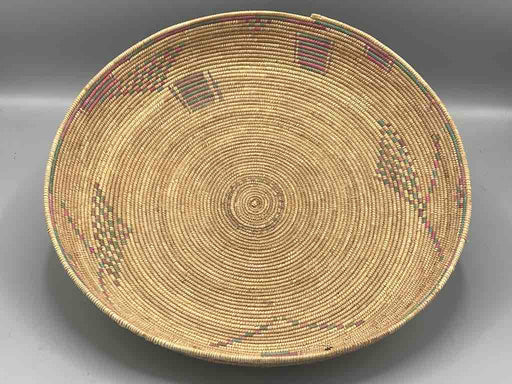 Shallow Vintage Sahelian Tight Weave Fulani Basket - Burkina Faso