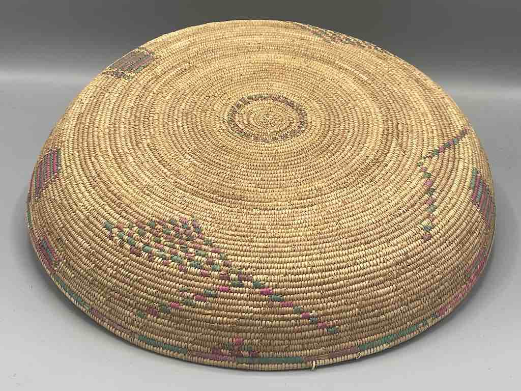 Shallow Vintage Sahelian Tight Weave Fulani Basket - Burkina Faso