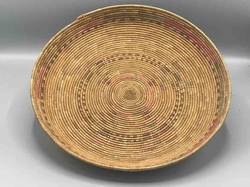 Shallow Vintage Sahelian Tight Weave Fulani Basket - Burkina Faso