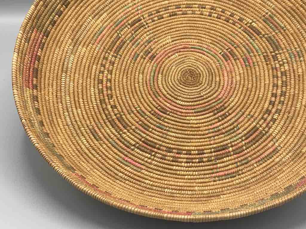 Shallow Vintage Sahelian Tight Weave Fulani Basket - Burkina Faso