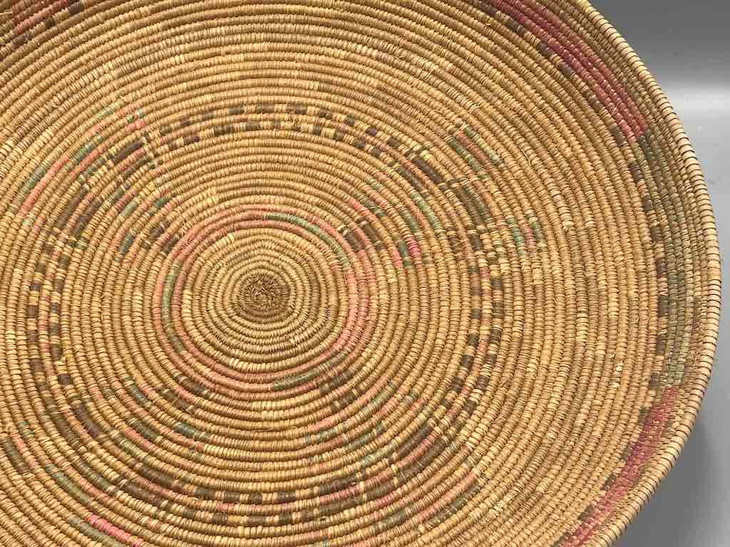 Shallow Vintage Sahelian Tight Weave Fulani Basket - Burkina Faso