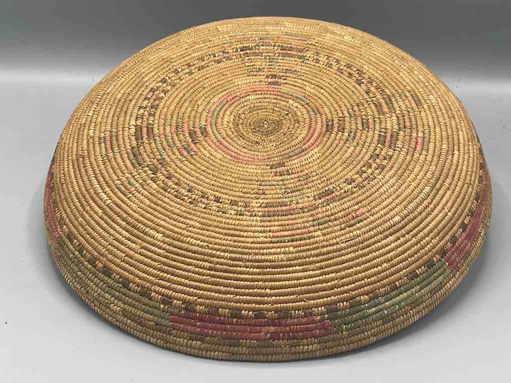 Shallow Vintage Sahelian Tight Weave Fulani Basket - Burkina Faso