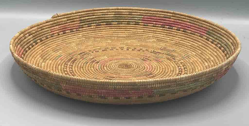 Shallow Vintage Sahelian Tight Weave Fulani Basket - Burkina Faso