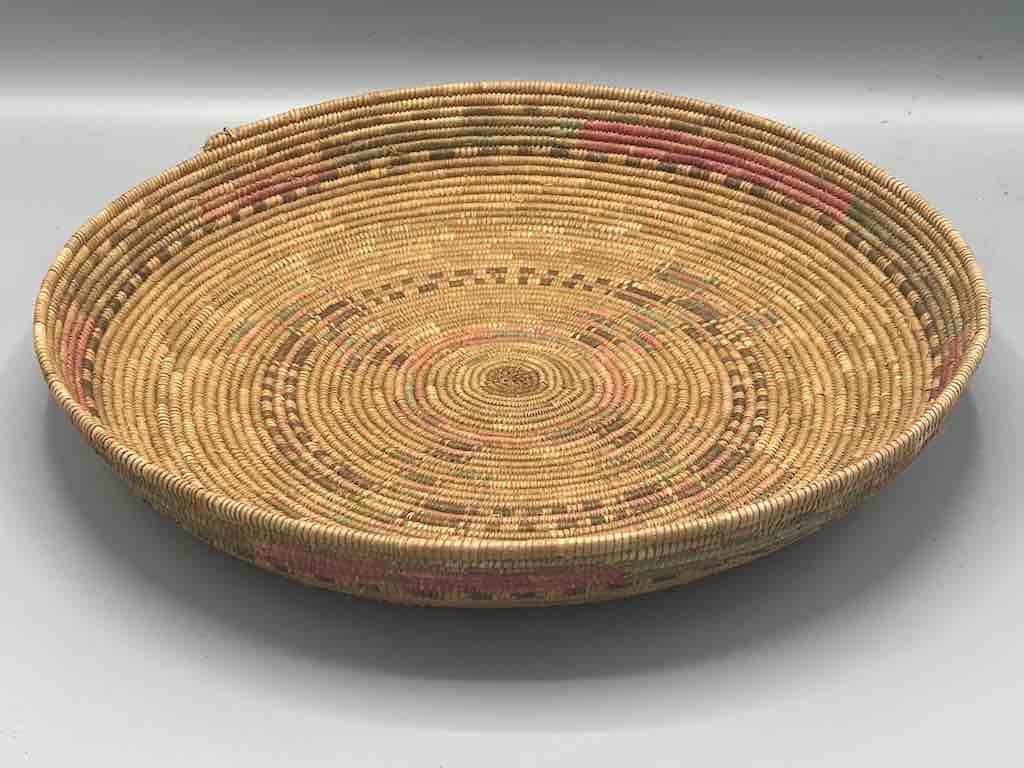 Shallow Vintage Sahelian Tight Weave Fulani Basket - Burkina Faso