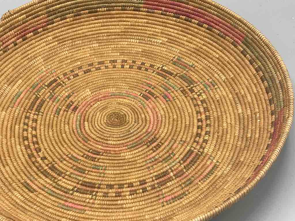 Shallow Vintage Sahelian Tight Weave Fulani Basket - Burkina Faso