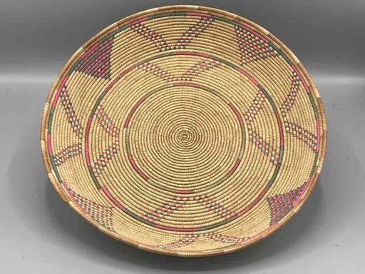 Shallow Vintage Sahelian Tight Weave Fulani Basket - Burkina Faso