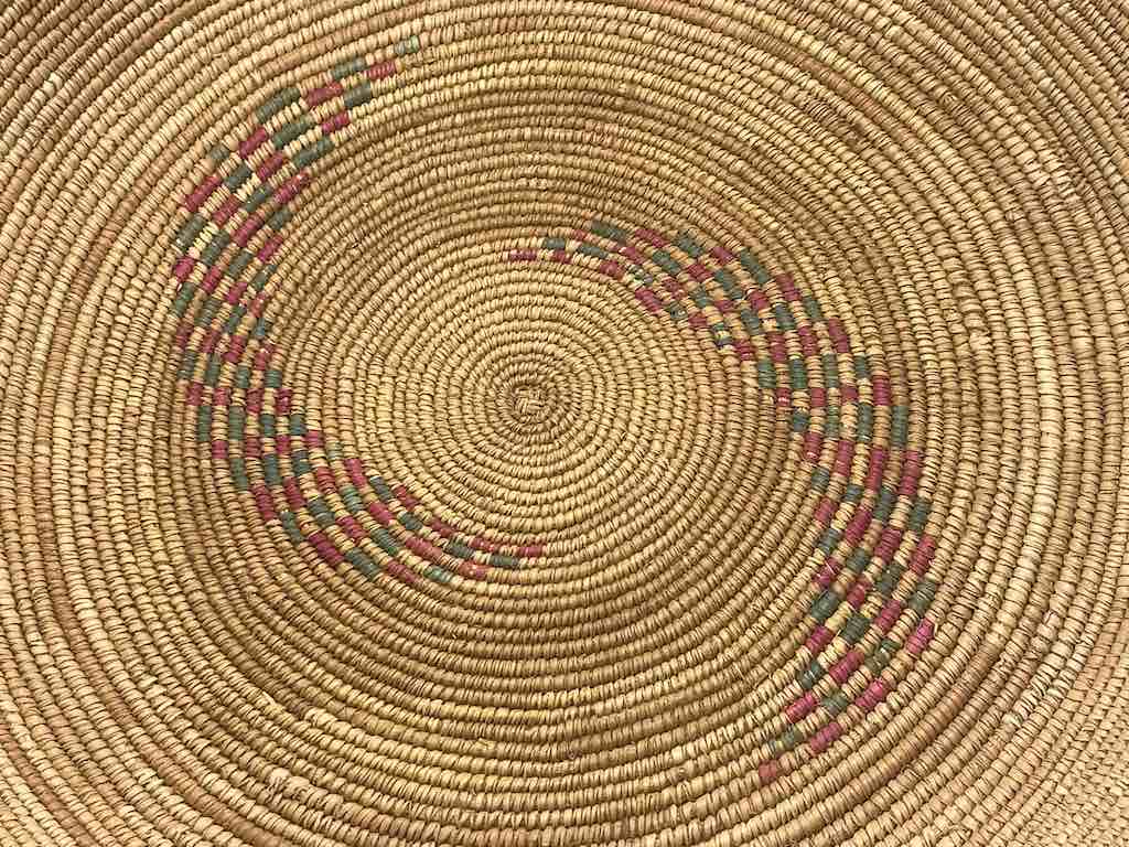 Shallow Vintage Sahelian Tight Weave Fulani Basket - Burkina Faso