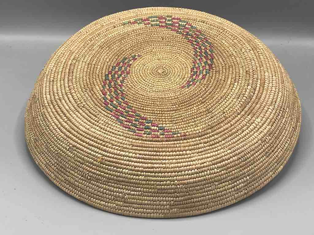 Shallow Vintage Sahelian Tight Weave Fulani Basket - Burkina Faso