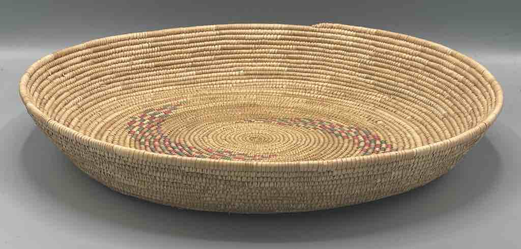 Shallow Vintage Sahelian Tight Weave Fulani Basket - Burkina Faso