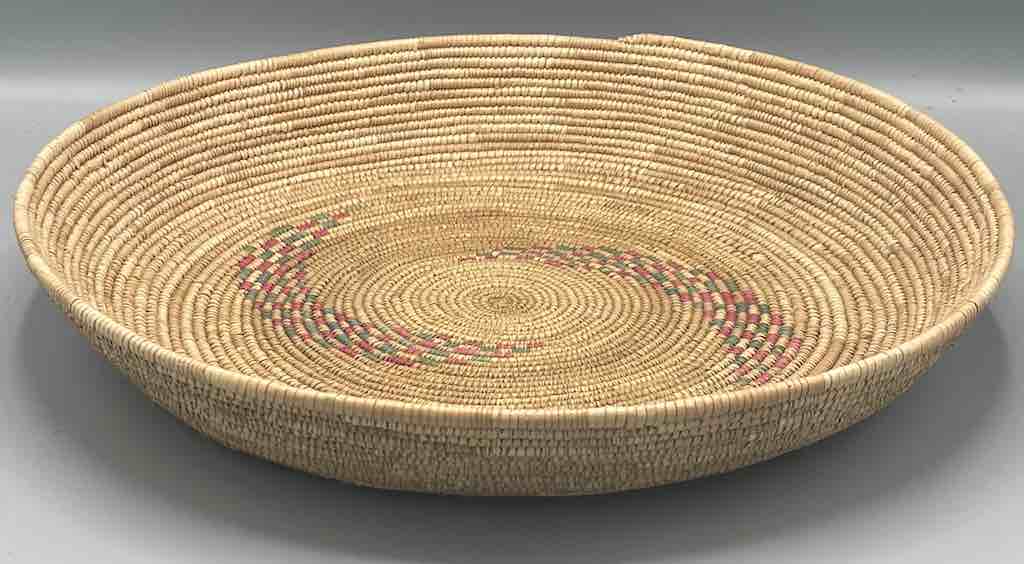 Shallow Vintage Sahelian Tight Weave Fulani Basket - Burkina Faso