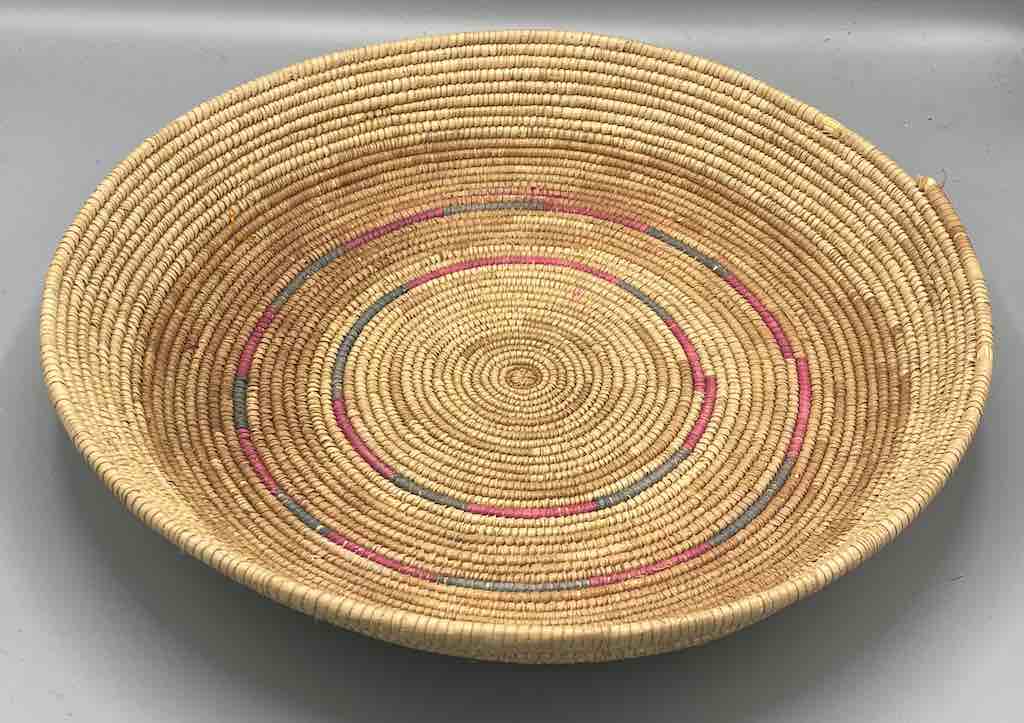 Shallow Sahelian Tight Weave Fulani Basket - Burkina Faso