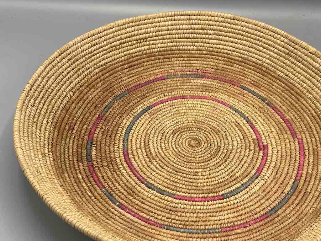 Shallow Sahelian Tight Weave Fulani Basket - Burkina Faso