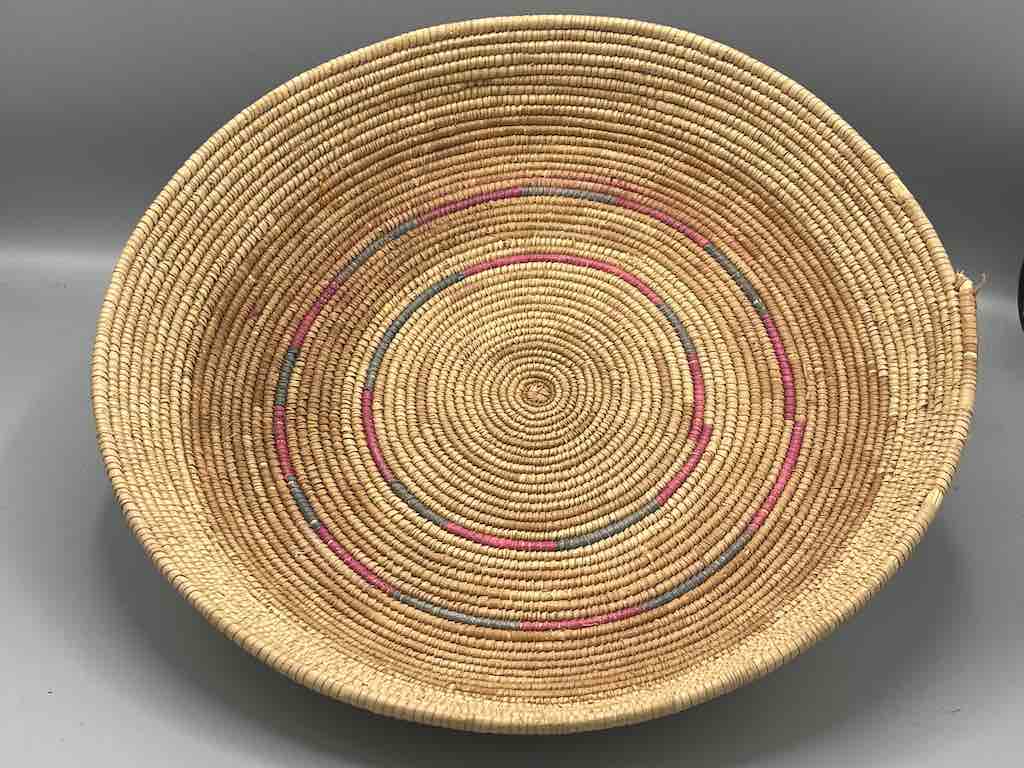 Shallow Sahelian Tight Weave Fulani Basket - Burkina Faso