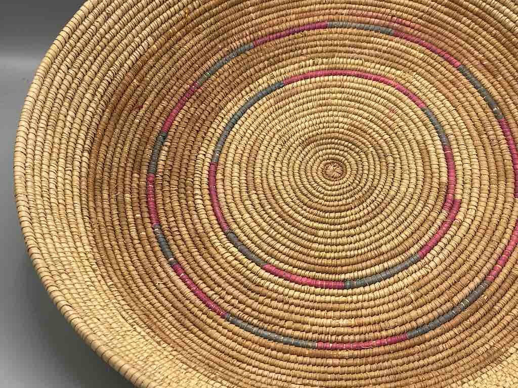 Shallow Sahelian Tight Weave Fulani Basket - Burkina Faso