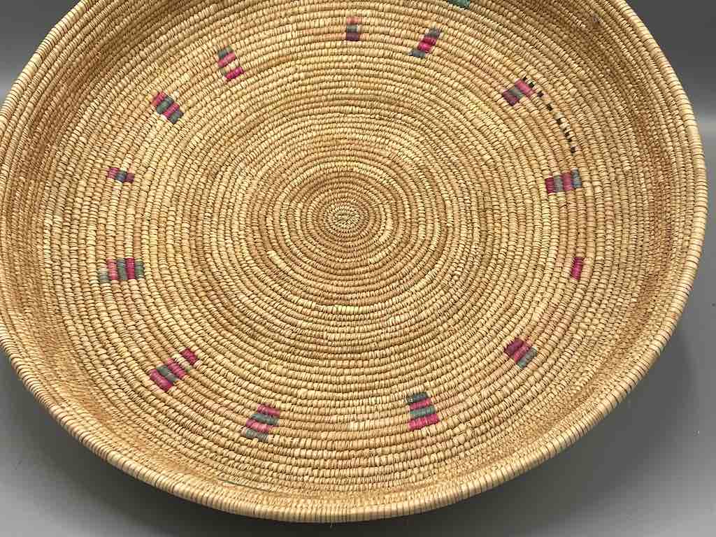 Shallow Sahelian Tight Weave Fulani Basket - Burkina Faso