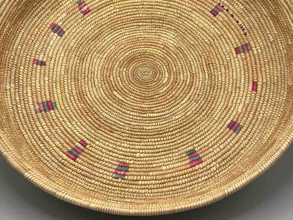 Shallow Sahelian Tight Weave Fulani Basket - Burkina Faso