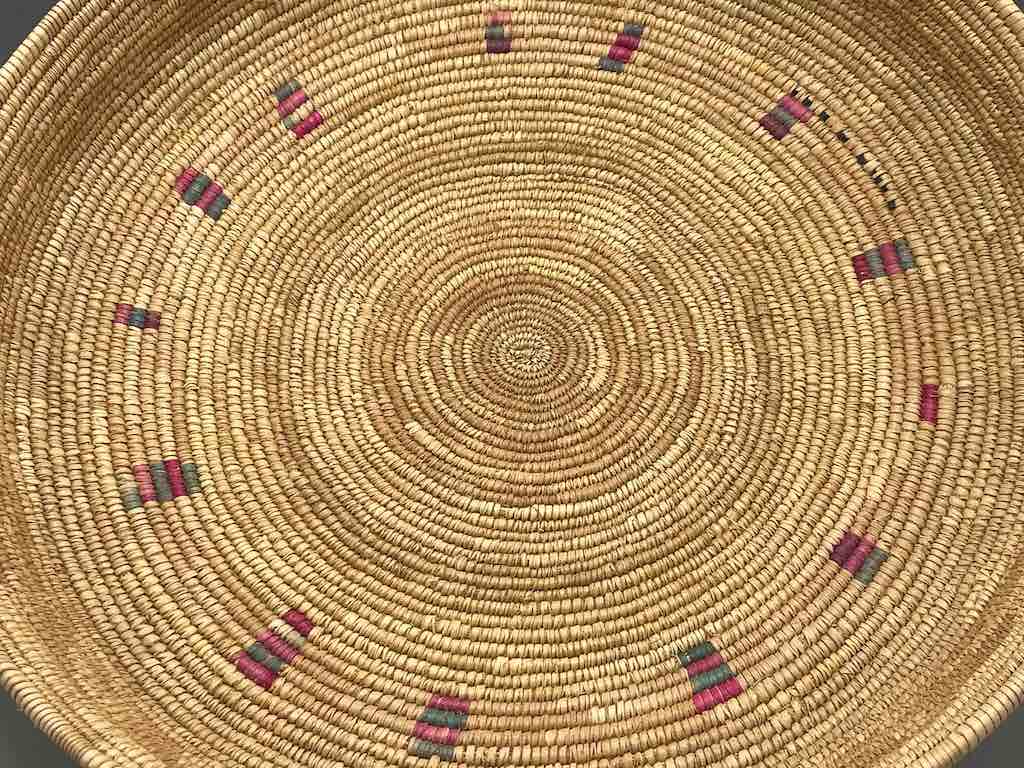 Shallow Sahelian Tight Weave Fulani Basket - Burkina Faso