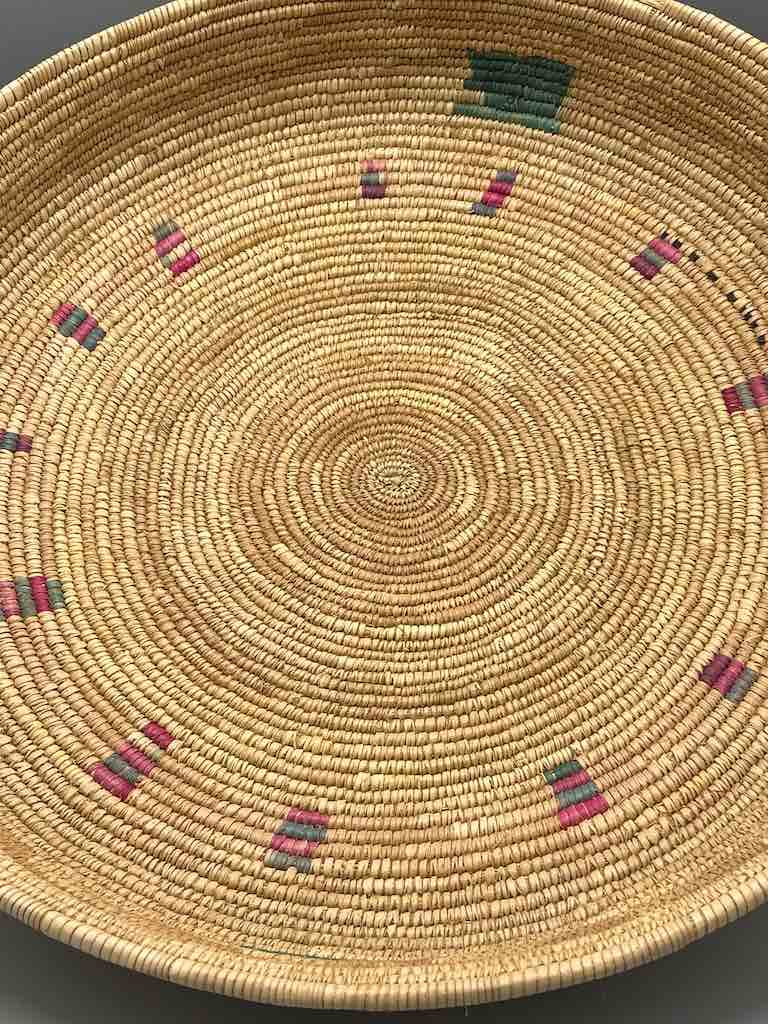 Shallow Sahelian Tight Weave Fulani Basket - Burkina Faso