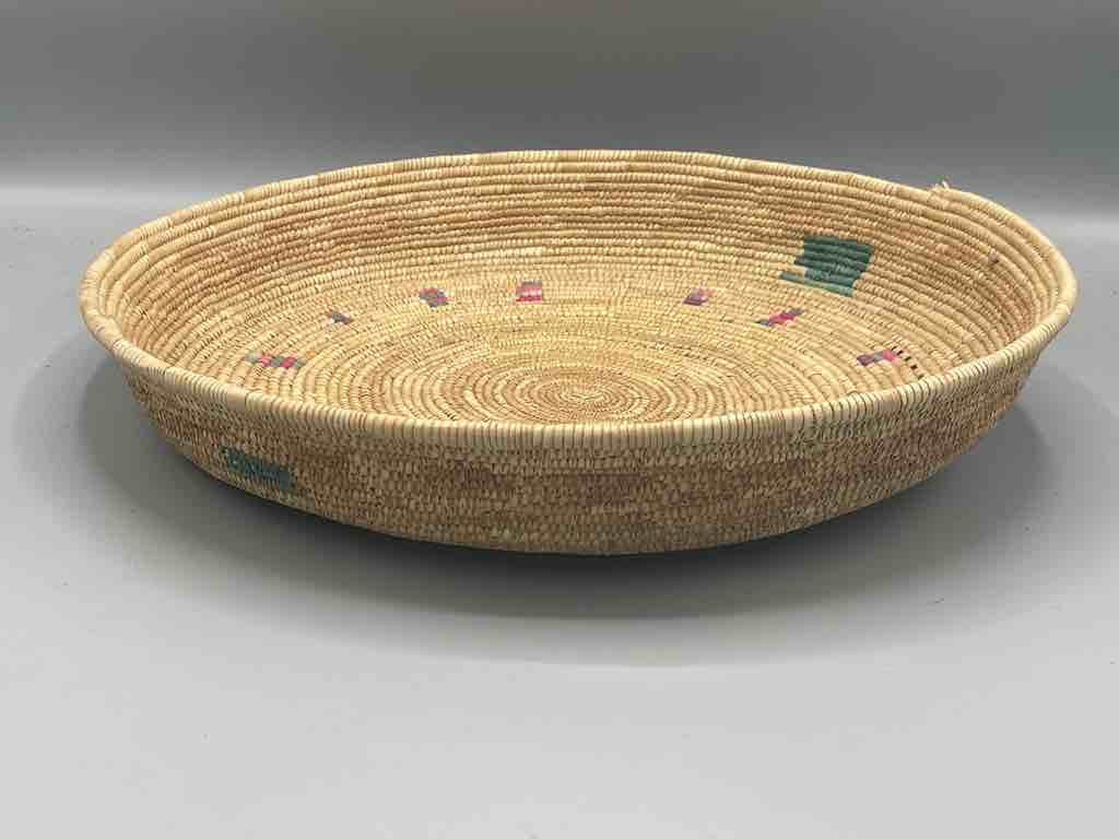 Shallow Sahelian Tight Weave Fulani Basket - Burkina Faso